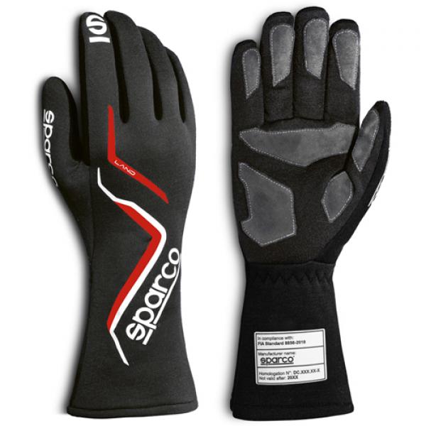Sparco Handschuhe LAND 22 FIA schwarz Gr. 12
